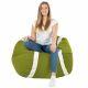 Vert Pouf Balle De Tennis Velours