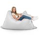 Blanc Pouf Poire Coussin XXL Jardin nylon