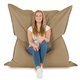 Beige Pouf Poire Coussin XXL Jardin nylon