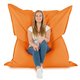 Orange Pouf Poire Coussin XXL Jardin nylon