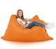 Orange Pouf Poire Coussin XXL Jardin nylon