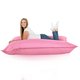 Rose clair Pouf Poire Coussin Pour Enfants nylon