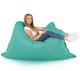 Turquoise Pouf Poire Coussin XXL Jardin nylon