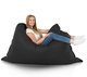 Noir Pouf Poire Coussin XXL Jardin nylon