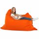 Orange Pouf Poire Coussin XXL simili-cuir