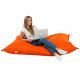 Orange Pouf Poire Coussin XXL simili-cuir