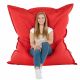 Rouge Pouf Poire Coussin XXL simili-cuir