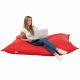 Rouge Pouf Poire Coussin XXL simili-cuir