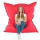 Rose Pouf Poire Coussin XXL simili-cuir