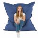 Bleu Pouf Poire Coussin XXL simili-cuir