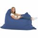 Bleu Pouf Poire Coussin XXL simili-cuir