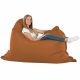 Marron clair Pouf Poire Coussin XXL simili-cuir