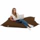 Marron Pouf Poire Coussin XXL simili-cuir