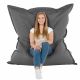 Gris Pouf Poire Coussin XXL simili-cuir