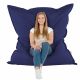 Bleu marine Pouf Poire Coussin XXL simili-cuir