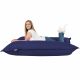 Bleu marine Pouf Poire Coussin XXL simili-cuir