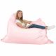 Rose métallisé Pouf Poire Coussin XXL simili-cuir