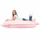 Rose métallisé Pouf Poire Coussin Pour Enfants simili-cuir