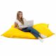 Jaune clair Pouf Poire Coussin XXL simili-cuir