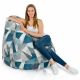 Abstract Geant Pouf Poire XXL nylon