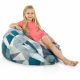 Abstract Geant Pouf Poire XXL nylon