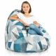 Abstract Geant Pouf Poire XXL nylon