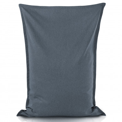 Bleu marine Mélange Pouf Poire Coussin recyclé