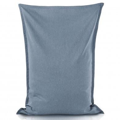 Bleu Mélange Pouf Poire Coussin recyclé