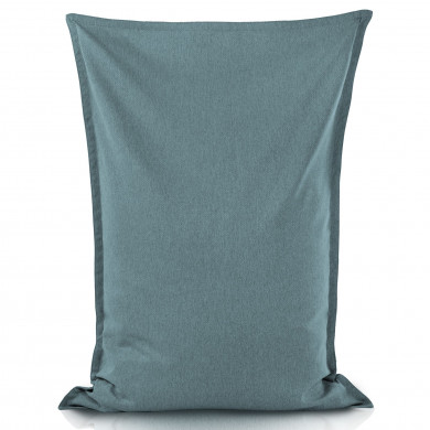 Turquoise Mélange Pouf Poire Coussin recyclé