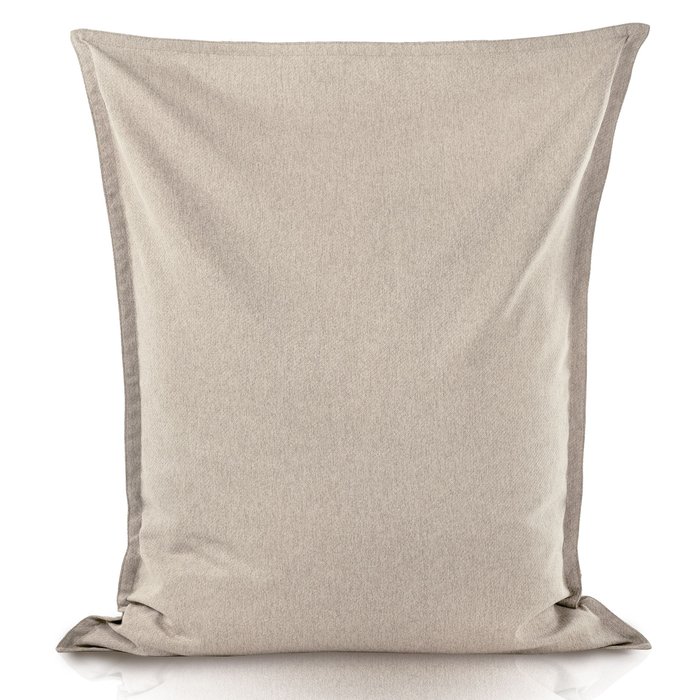 Beige Mélange Pouf Poire Coussin XXL recyclé