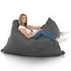Noir Mèlange Pouf Poire Coussin Pour Enfants recyclé