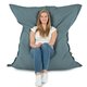 Turquoise Mèlange Pouf Poire Coussin Pour Enfants recyclé