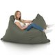 Vert Mélange Pouf Poire Coussin XXL recyclé