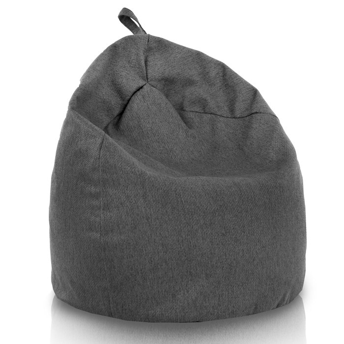 Noir Mélange Pouf Poire Enfants recyclé