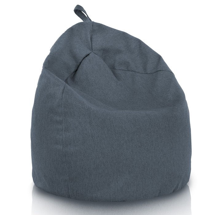 Bleu marine Mélange Pouf Poire Enfants recyclé