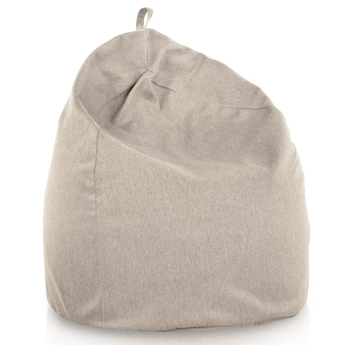 Beige Mélange Pouf Poire XL recyclé