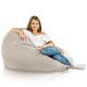 Beige Mélange Pouf Poire XL recyclé