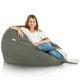 Vert Mélange Pouf Poire XL recyclé