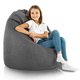 Sitzsack XL Melange Schwarz recykling balance