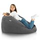 Noir Mélange Pouf Poire XL recyclé