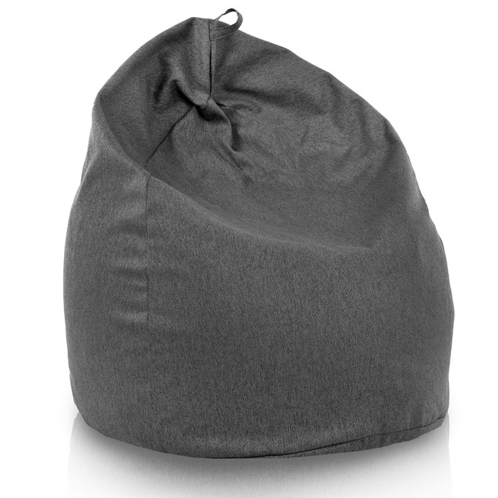 Noir Mélange Géant Pouf Poire XXL recyclé