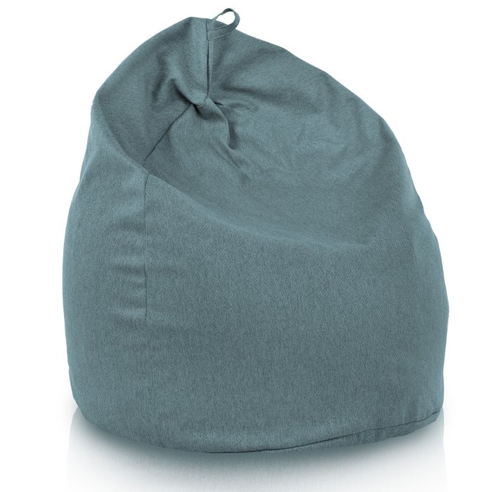 Turquoise Mélange Géant Pouf Poire XXL recyclé