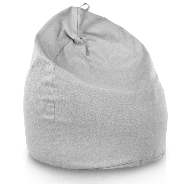 Gris Mélange Géant Pouf Poire XXL recyclé