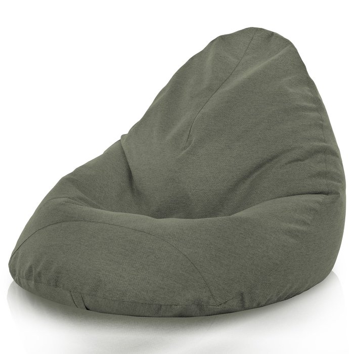 Vert Mélange Pouf Poire Drop XXL recyclé