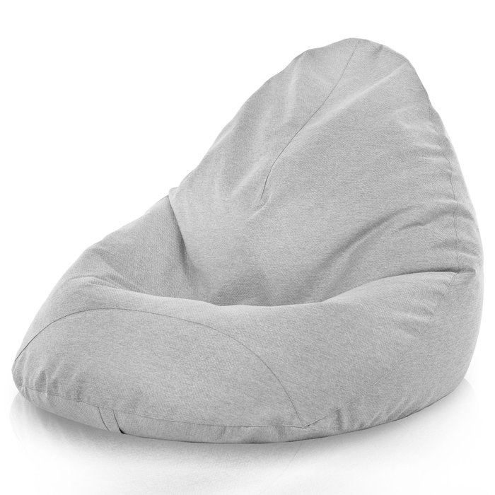 Gris Mélange Pouf Poire Drop XXL recyclé