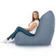Sitzsack Sessel Distinto Melange Blau recykling