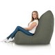 Vert Mélange Pouf Poire Fauteuil Distinto recyclé