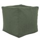 Vert Mélange Pouf Cube recyclé