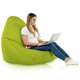 Lime Pouf Poire de jardin Drop XXL nylon