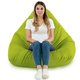 Lime Pouf Poire de jardin Drop XXL nylon